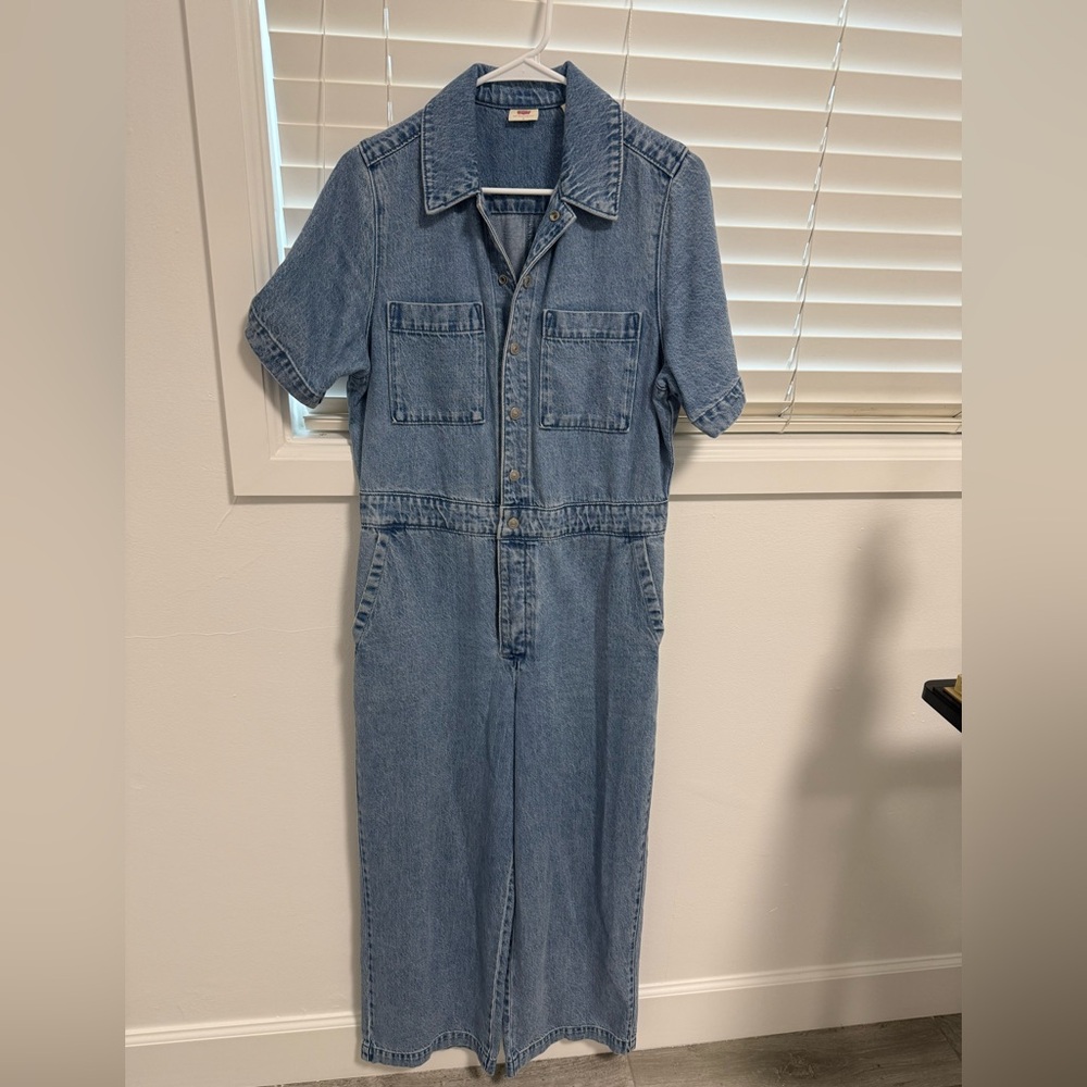 Levi's Blue Denim Jumpsuit